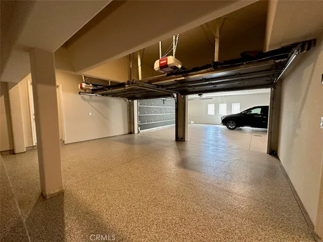 Two car secured garage