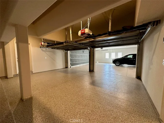 Two car secured garage