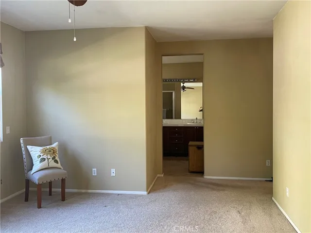 Carpet in Primary bedroom area