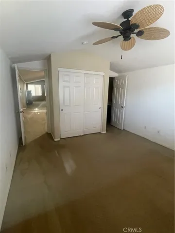 Ceiling fan and carpet