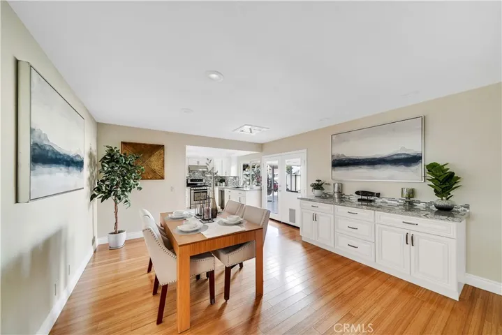 Dining Area With Recessed Lighting