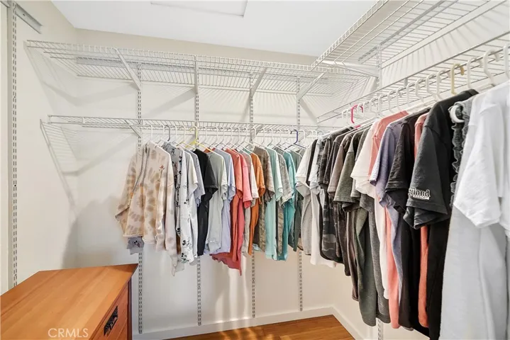 Walk In Closet In Master Bedroom