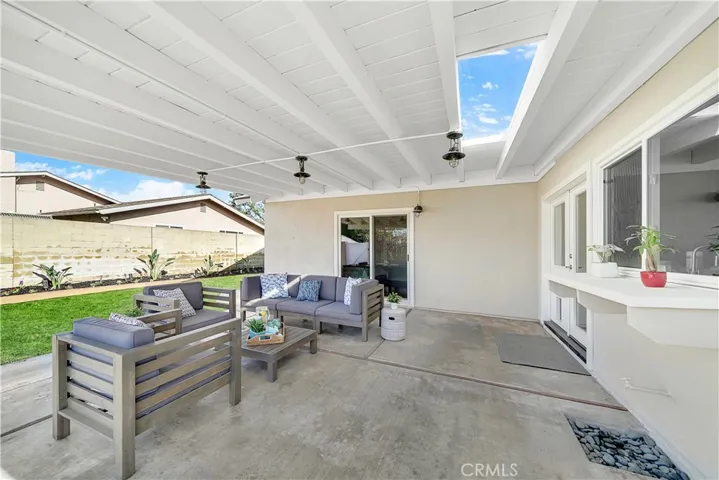 Covered Patio In Backyard