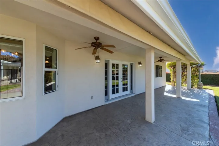 Rear Patio