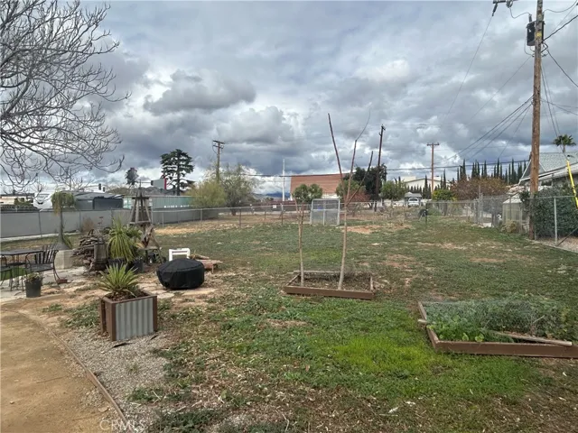 View from inside lot