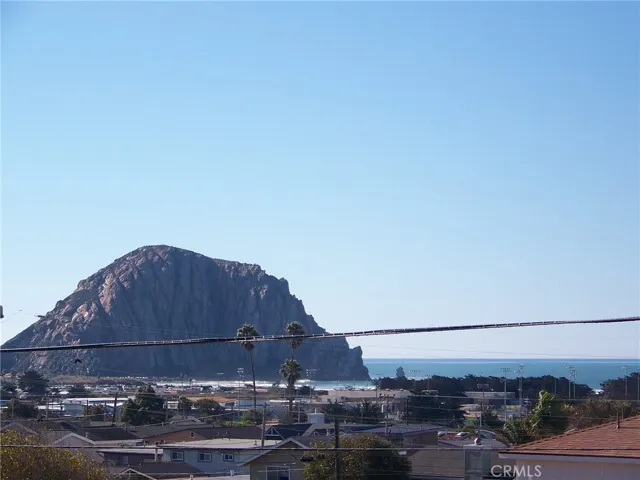 Level corner lot with Morro Rock and Ocean Views.