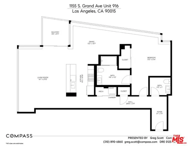 1155 S Grand Avenue 916, Los Angeles, California 90015