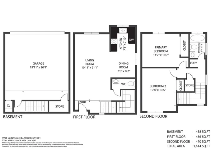 1906 Cedar Street B, Alhambra, California 91801