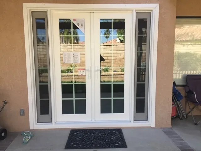 back yard french door