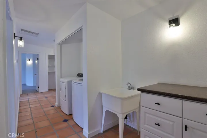 Laundry Area with Folding table