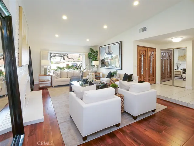 spacious living room