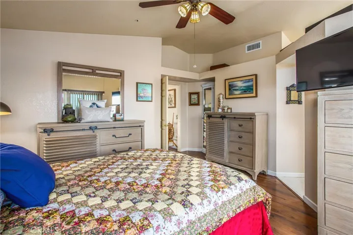 Master Bedroom with view of the Mountains