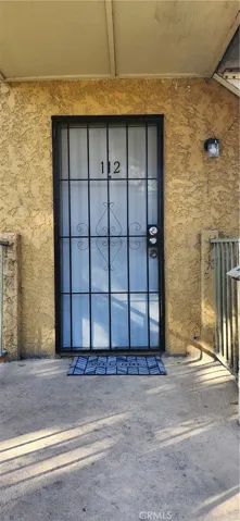 Front Door With New Security Screen Door.