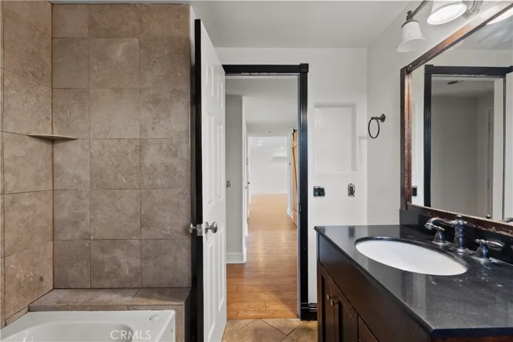 Downstairs bathroom with shower