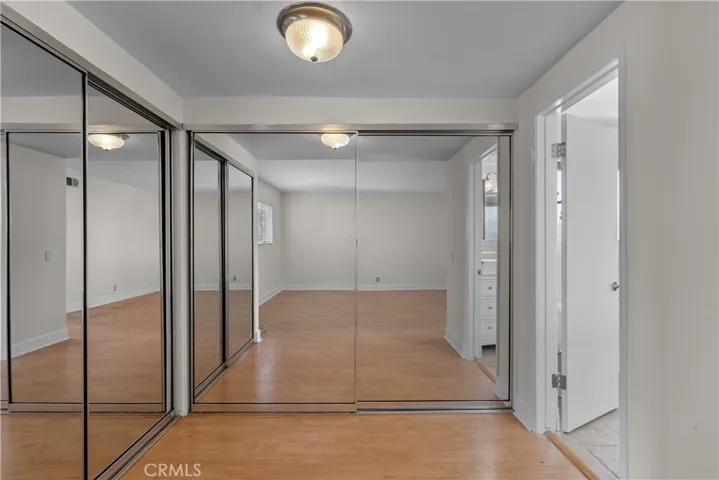 Master bedroom closet area