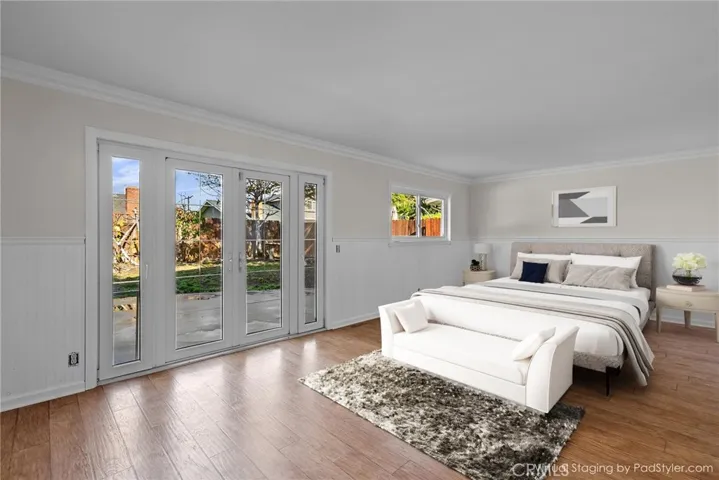 Virtually staged bonusroom/bedroom