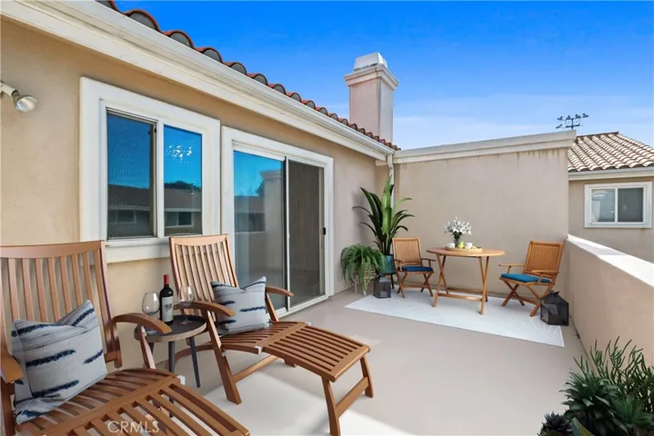 Virtually Staged balcony