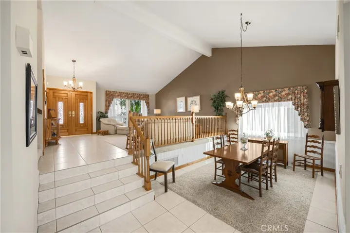 Spacious entertaining rooms .