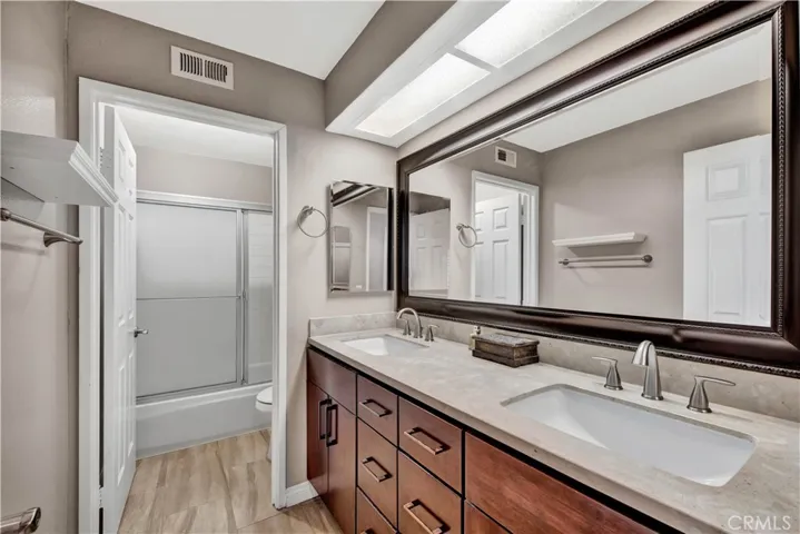 Hallway Bathroom 2 with dual sink