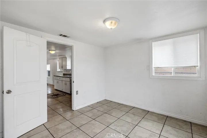Extra space off laundry area