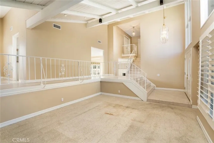 Living room, entry