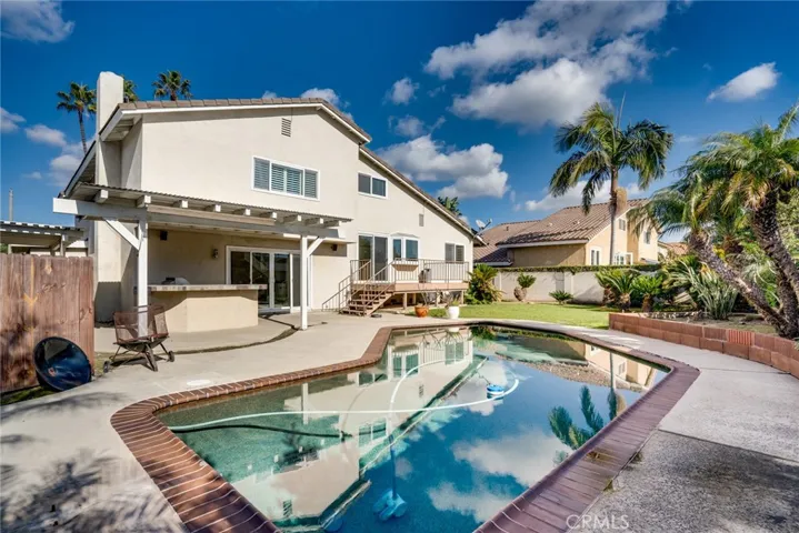 Beautiful pebble tech pool.