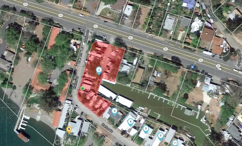 Estimated property lines from overhead