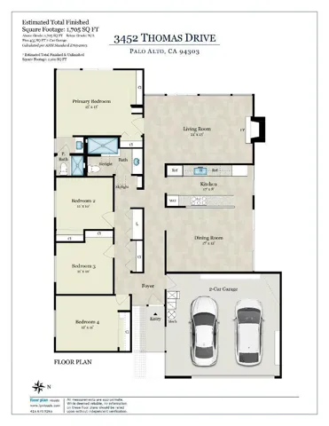 3452 Thomas Drive, Palo Alto, California 94303