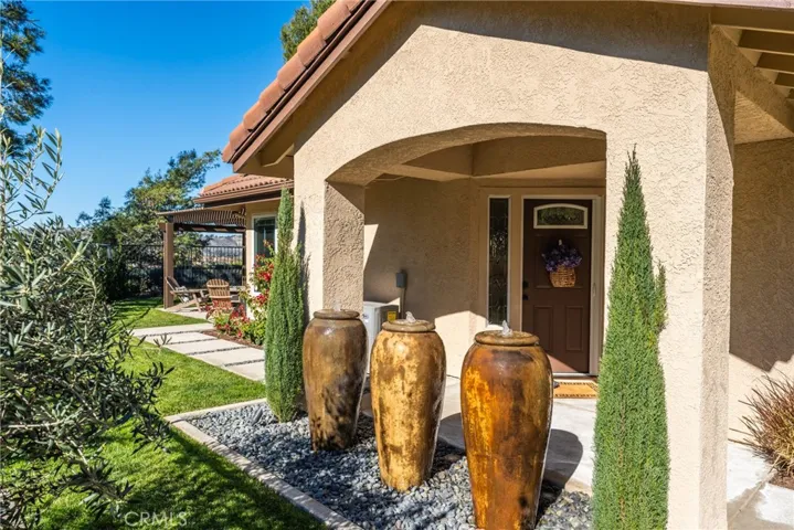 Gorgeous welcome at the entry of the home.