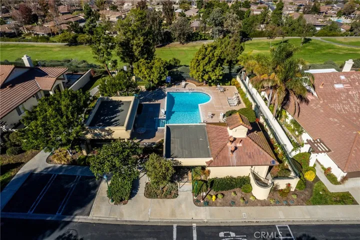 One of three pools in the community.