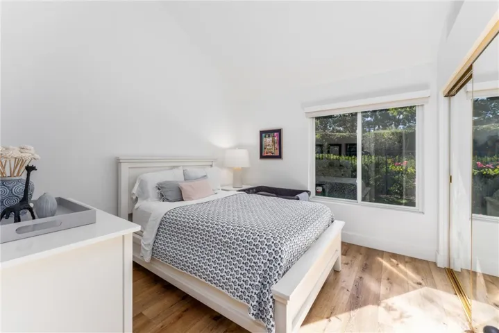 Downstairs bedroom #2, located on the main level of the home.