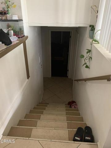 stairs to bedroom and bath