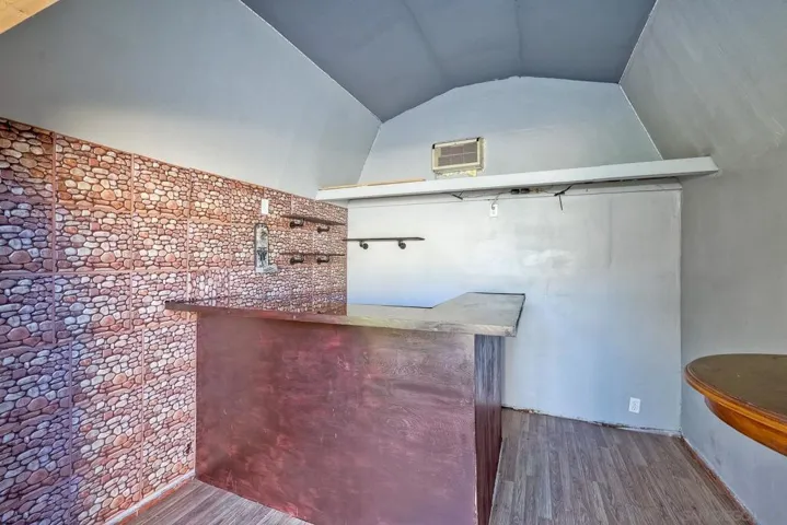BAR AREA INSIDE SHED