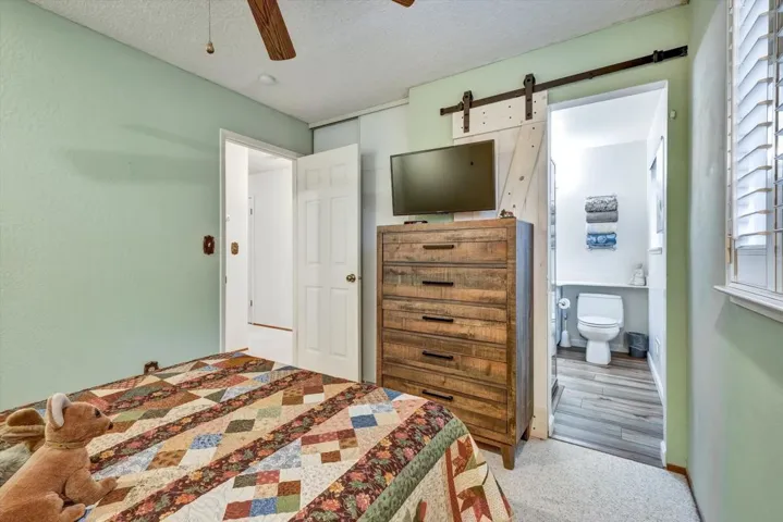 Private Entry to Hall Bath