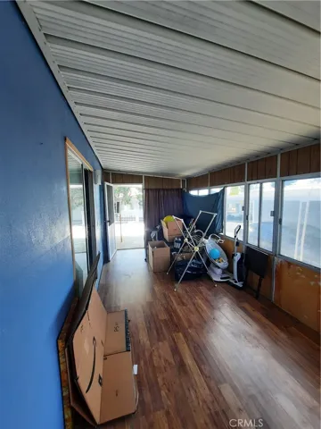 Extra patio area