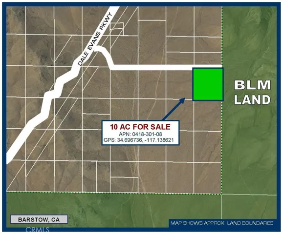 10 Ac Dale Evans Parkway, Barstow, California 92311