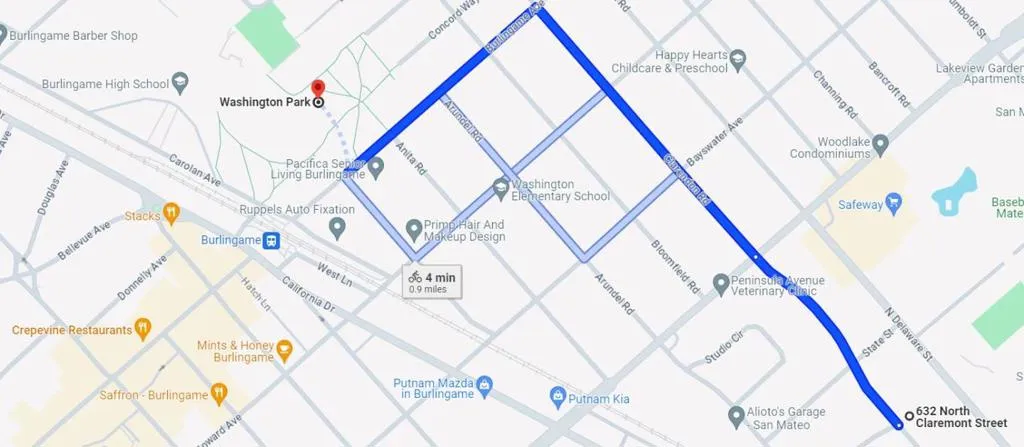632 N Claremont Street C, San Mateo, California 94401