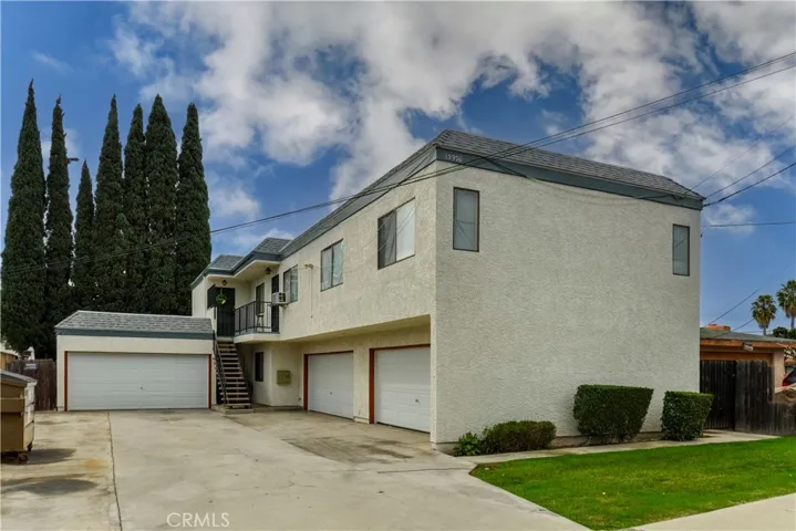 Well maintained triplex with double garages