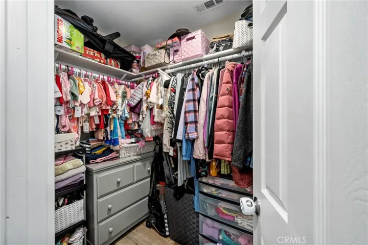 Unit B walk in closet