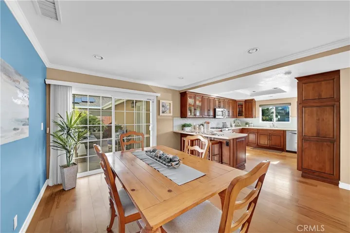 the Dining Room is Open to the Kitchen and Living Room
