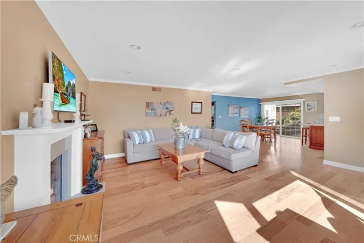 Living Room is Open to the Dining Room