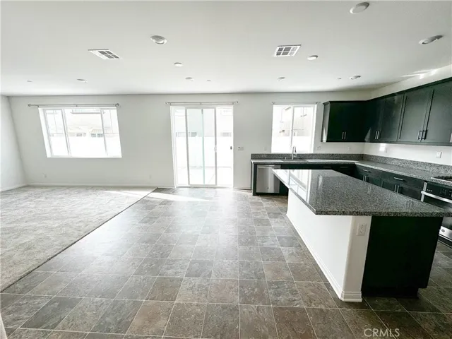 Kitchen + Living Room