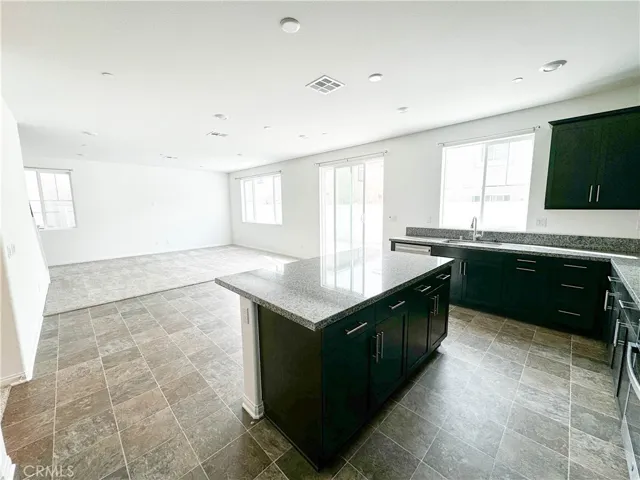 Kitchen + Living Room