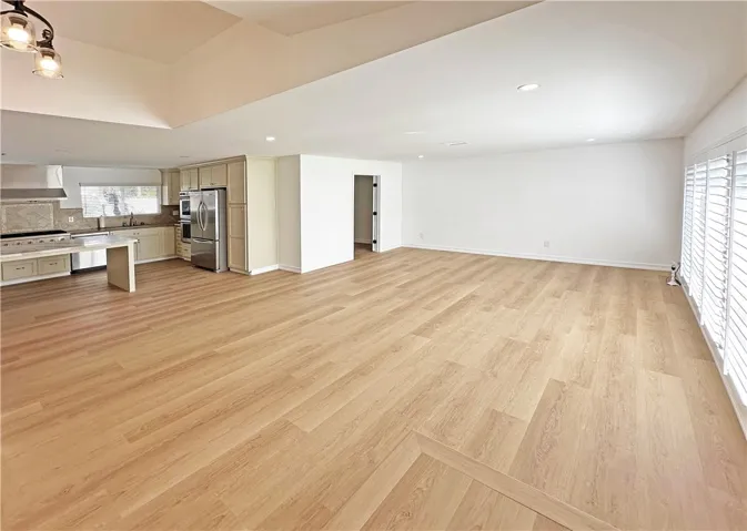 Formal Living Room Open to Kitchen