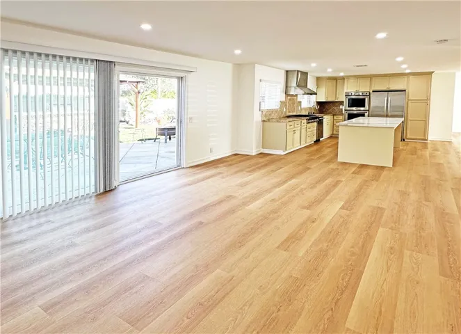 Family Room, Dinning Room, and Kitchen