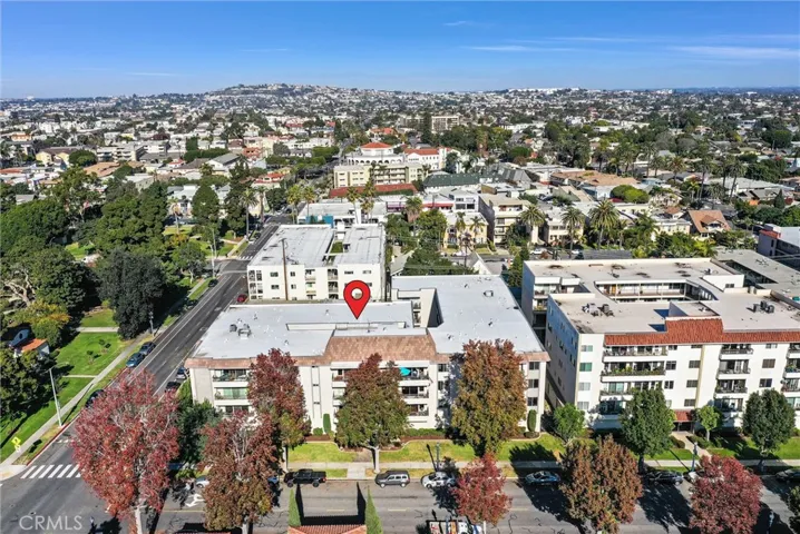 Aerial photo Junipero Ave. toward Signal Hill , Noth view