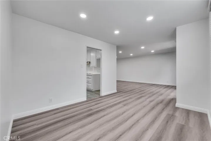 South East view from dining room toward living room