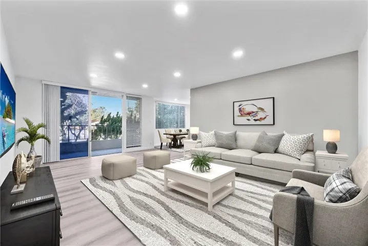 *Virtually Staged livingroom and dining area.