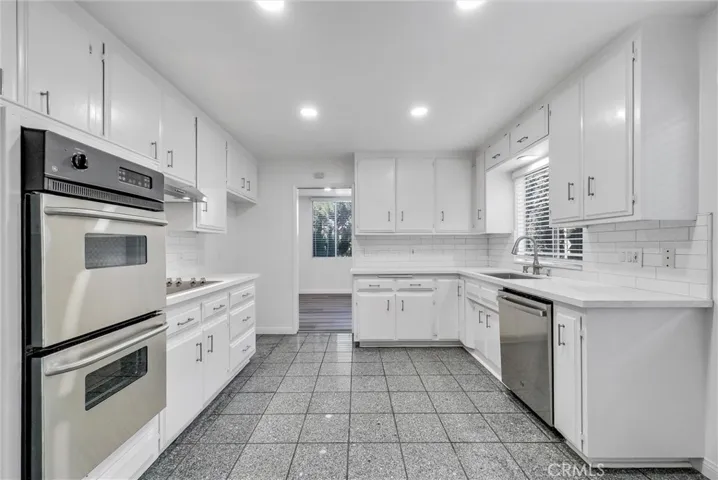 West view of kitchen