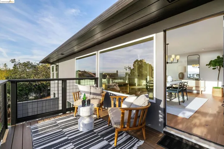 Inviting deck off public rooms